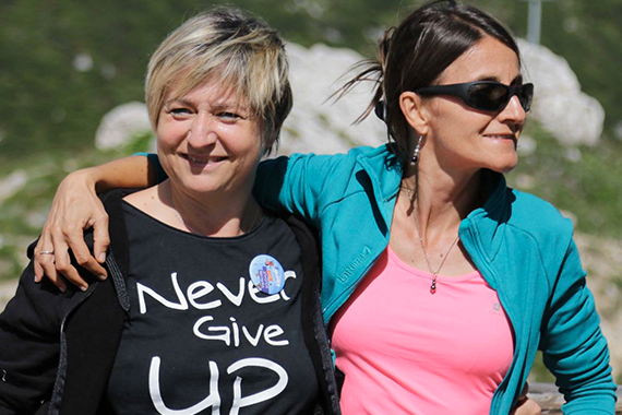 La forza di Raffi l’ideatrice di Verticale Solidale